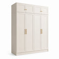 Armario de MDF con 4 puertas y 4 puertas superiores 200x150x60 cm